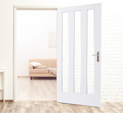 Internal door white primed - door,