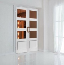 door pair white internal