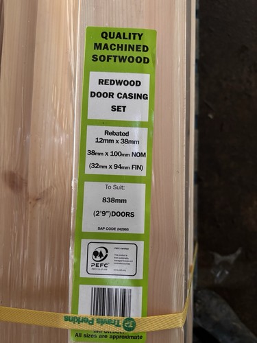 Redwood door casing 32mm - casing,