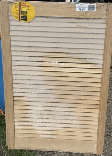 Hardwood louvre door - louvre, 24"x36"