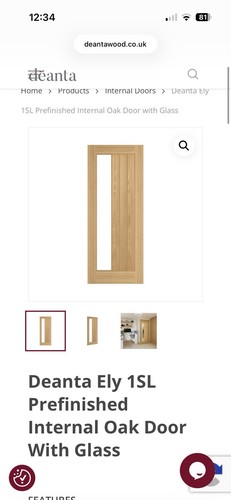 Deanta internal oak - oak, door