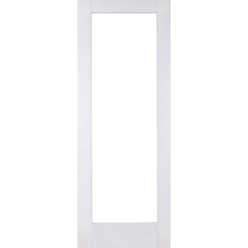 White shaker glazed door - shaker,