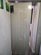 3x silk grey internal doors 